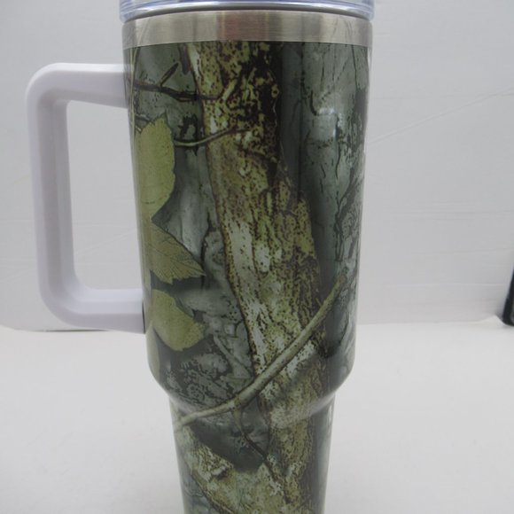 Camouflage 40-ounce Tumbler with Handle - Picture 4 of 6